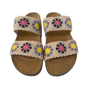 Unionbay Monica Crocheted Slip-On Sandals in Ladies Sizes 8 & 9
